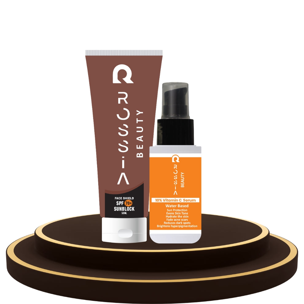 Glow & Shield Bundle – Protect & Brighten Your Skin | Rossia